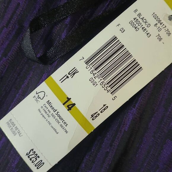 Anne Klein Purple Midi Skirt - Picture 3 of 8